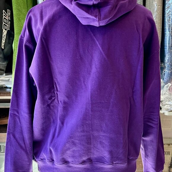 Marky G Apparel Purple Kangaroo Pockets Cotton/Poly Hoodie Size Youth Large NWT - Picture 4 of 4